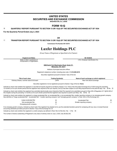 Thumbnail Luxfer Quarterly Report 2023-q2