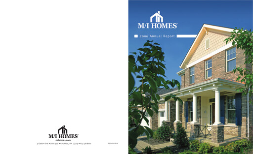 Thumbnail M/I Homes
 Annual Report 2006