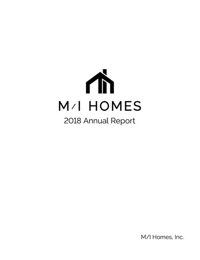 Thumbnail M/I Homes
 Annual Report 2018