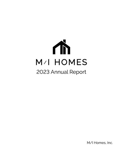 Thumbnail M/I Homes
 Annual Report 2023