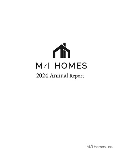 Thumbnail M/I Homes
 Annual Report 2024