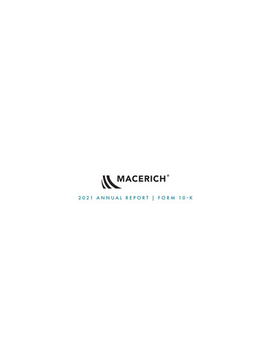 Thumbnail Macerich Annual Report 2021