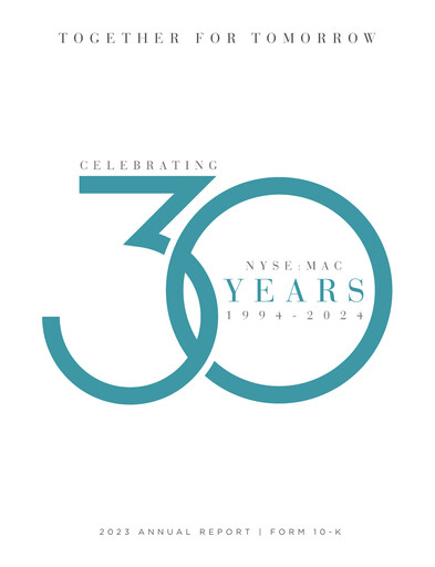 Thumbnail Macerich Annual Report 2023