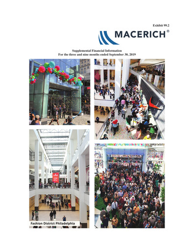 Thumbnail Macerich Quarterly Report 2019-q3