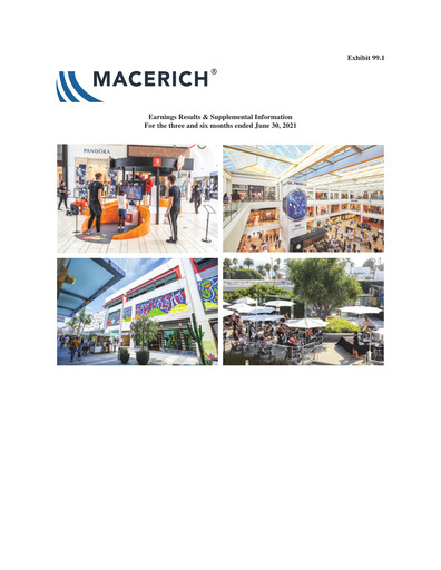 Thumbnail Macerich Quarterly Report 2021-q2