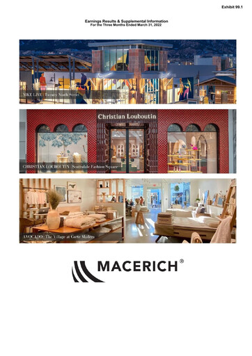 Thumbnail Macerich Quarterly Report 2022-q1