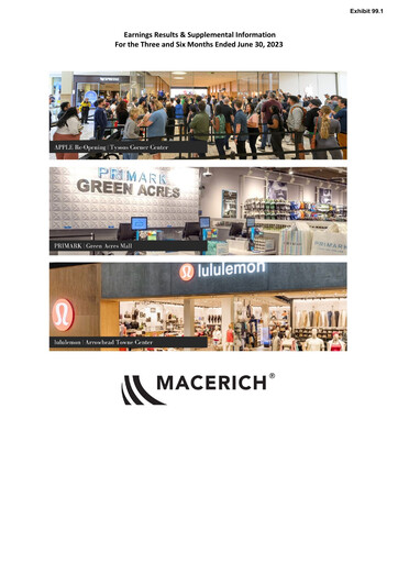 Thumbnail Macerich Quarterly Report 2023-q2