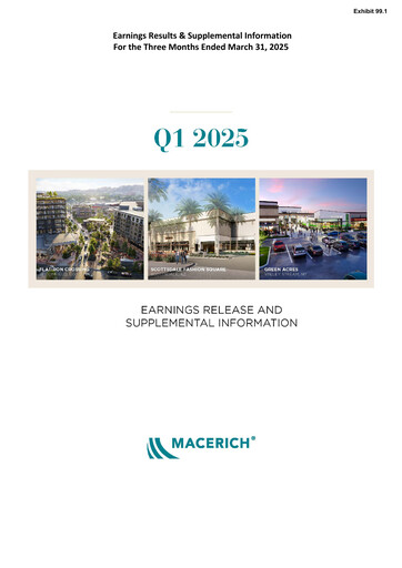 Thumbnail Macerich Quarterly Report 2025-q1