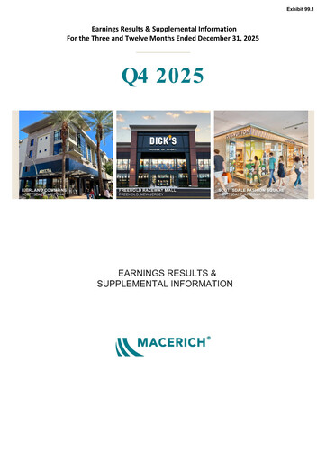 Thumbnail Macerich Quarterly Report 2025-q4
