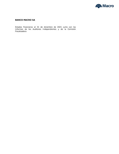 Thumbnail Banco Macro
 Financial Statement 2021
