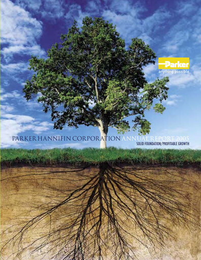 Thumbnail Parker-Hannifin
 Annual Report 2005