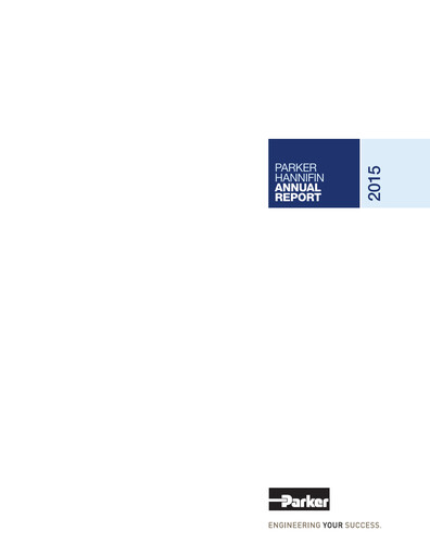 Thumbnail Parker-Hannifin
 Annual Report 2015