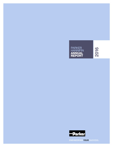 Thumbnail Parker-Hannifin
 Annual Report 2016