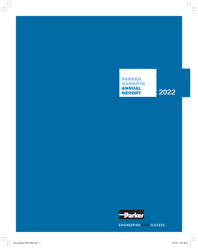 Thumbnail Parker-Hannifin
 Annual Report 2022