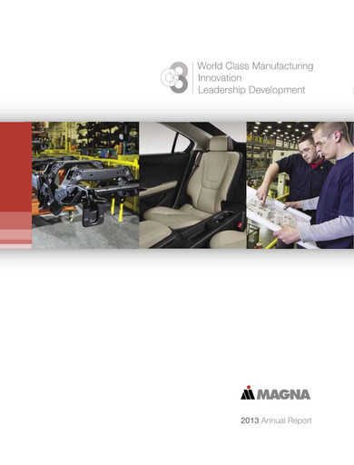 Thumbnail Magna International Annual Report 2013