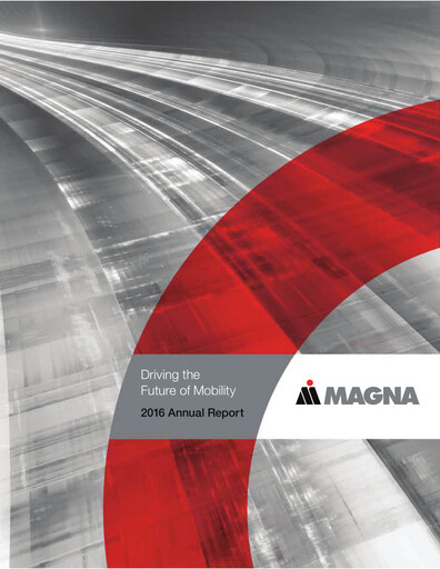 Thumbnail Magna International Annual Report 2016