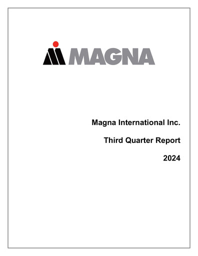Thumbnail Magna International Quarterly Report 2024-q3
