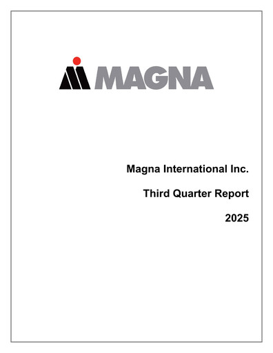 Thumbnail Magna International Quarterly Report 2025-q3