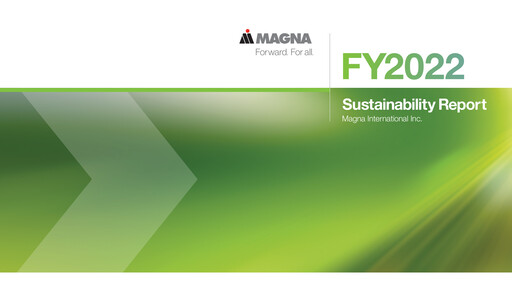 Thumbnail Magna International Sustainability Report 2022