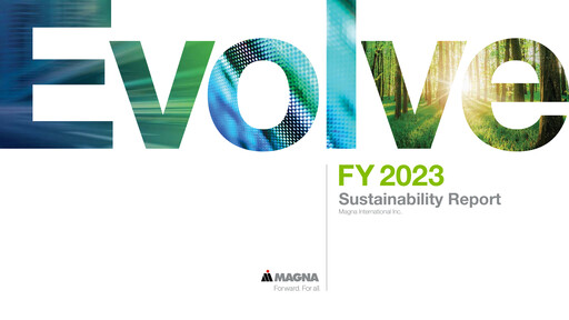 Thumbnail Magna International Sustainability Report 2023