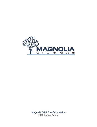 Thumbnail Magnolia Oil & Gas Annual Report 2022