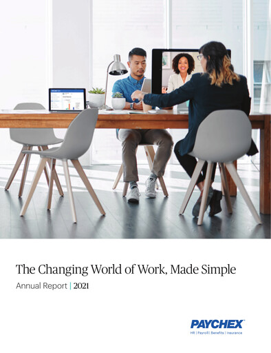 Thumbnail Paychex Annual Report 2021