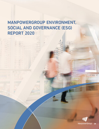 Thumbnail ManpowerGroup ESG Report 2020