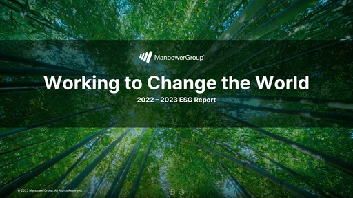 Thumbnail ManpowerGroup ESG Report 2022-2023