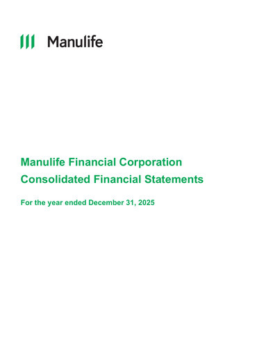Thumbnail Manulife Financial Financial Statement 2025