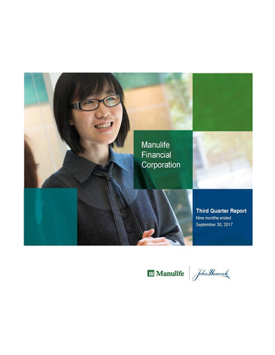 Thumbnail Manulife Financial Quarterly Report 2017-q3