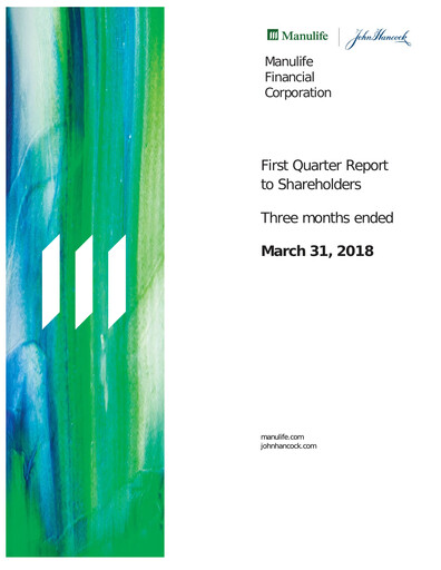 Thumbnail Manulife Financial Quarterly Report 2018-q1