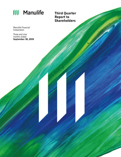 Thumbnail Manulife Financial Quarterly Report 2019-q3