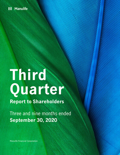 Thumbnail Manulife Financial Quarterly Report 2020-q3