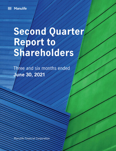 Thumbnail Manulife Financial Quarterly Report 2021-q2