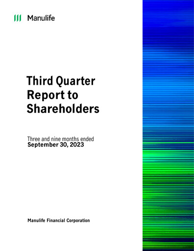 Thumbnail Manulife Financial Quarterly Report 2023-q3