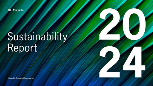 Thumbnail Manulife Financial Sustainability Report 2024
