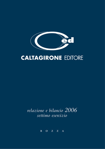 Thumbnail Caltagirone Editore Financial Report 2006
