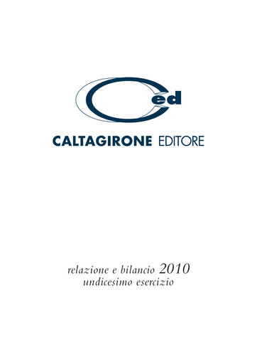 Thumbnail Caltagirone Editore Financial Statement 2010