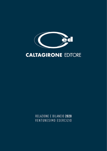 Thumbnail Caltagirone Editore Financial Statement 2020