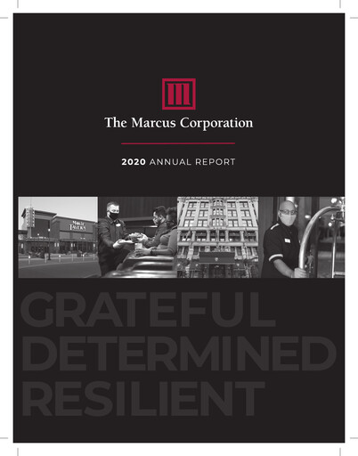 Thumbnail Marcus Corporation
 Annual Report 2020