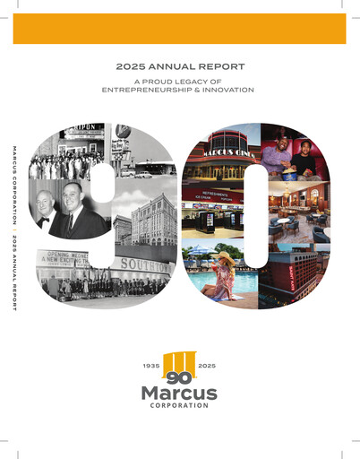 Thumbnail Marcus Corporation
 Annual Report 2025