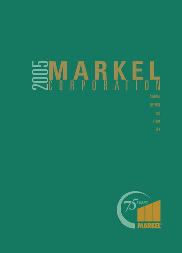 Thumbnail Markel Group Annual Report 2005