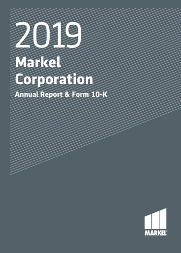 Thumbnail Markel Group Annual Report 2019