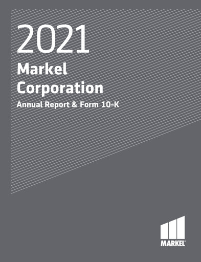 Thumbnail Markel Group Annual Report 2021