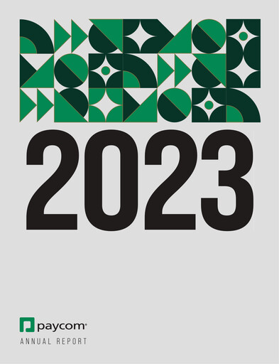 Miniature Paycom
 Rapport annuel 2023