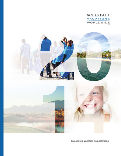 Thumbnail Marriott Vacations Worldwide Annual Report 2014