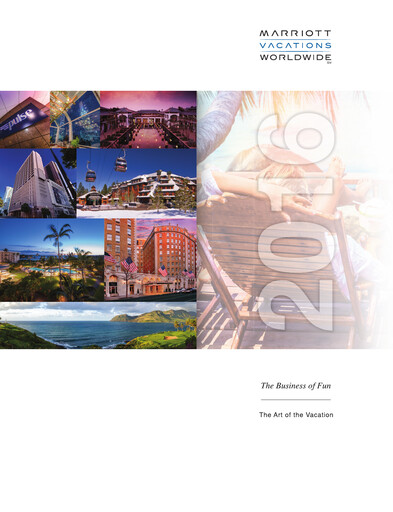 Thumbnail Marriott Vacations Worldwide Annual Report 2016