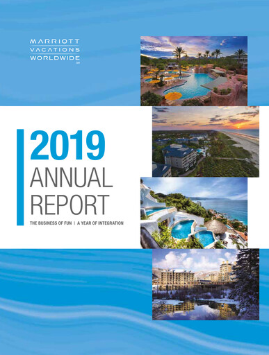 Thumbnail Marriott Vacations Worldwide Annual Report 2019
