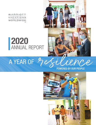 Thumbnail Marriott Vacations Worldwide Annual Report 2020