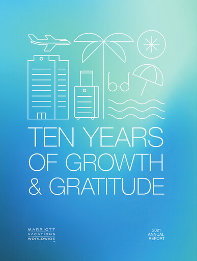 Thumbnail Marriott Vacations Worldwide Annual Report 2021